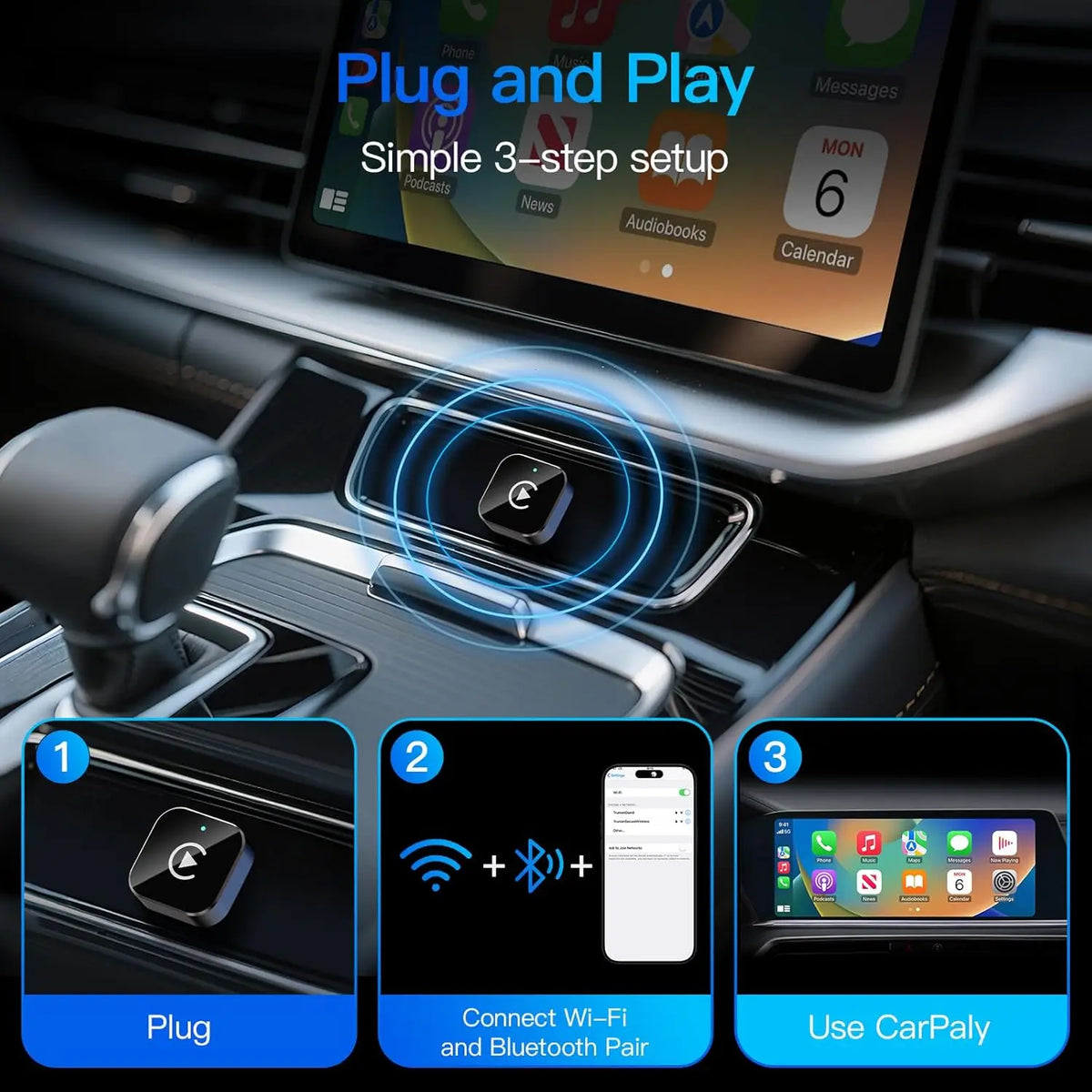 MotiveSync Wireless CarPlay Adapter