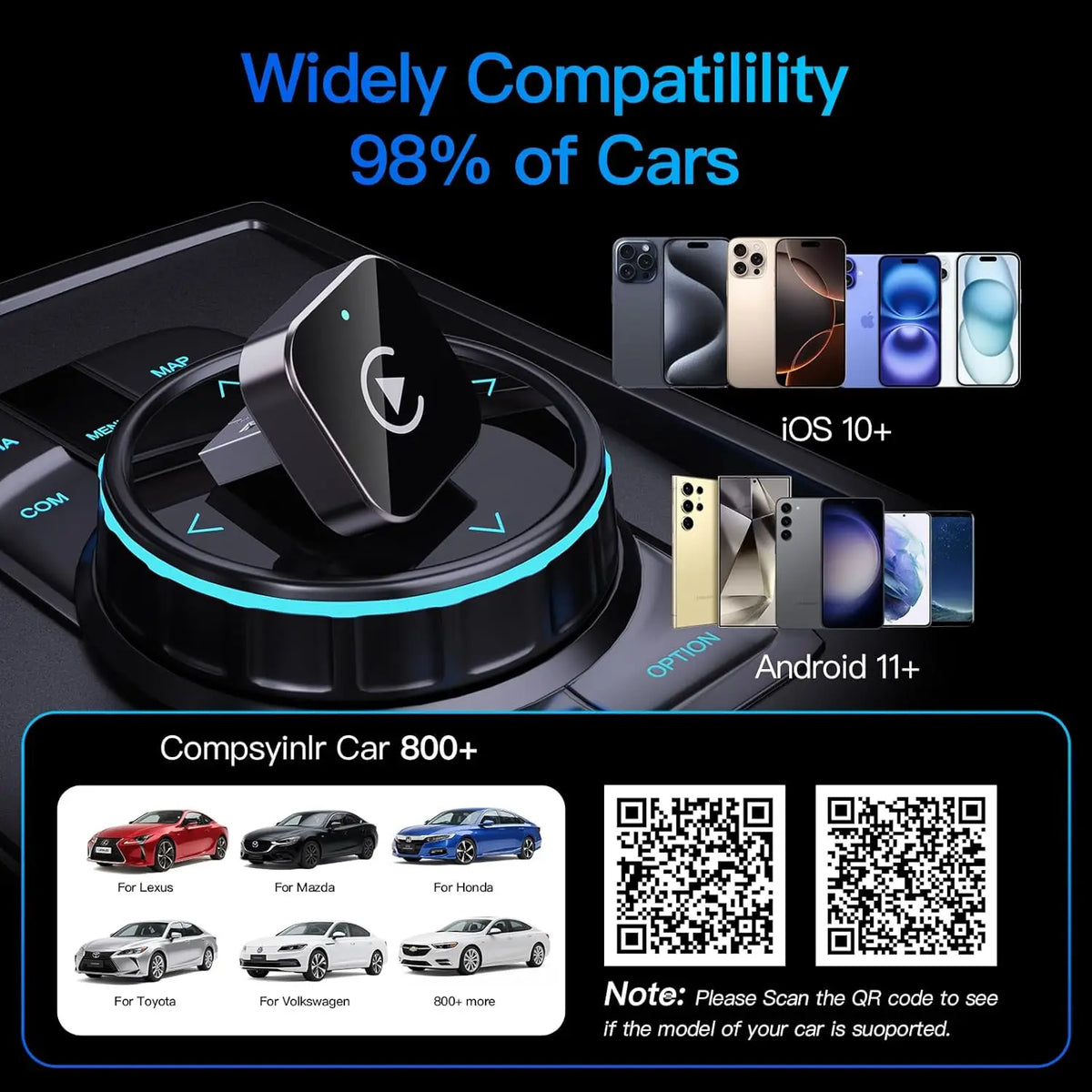 MotiveSync Wireless CarPlay Adapter